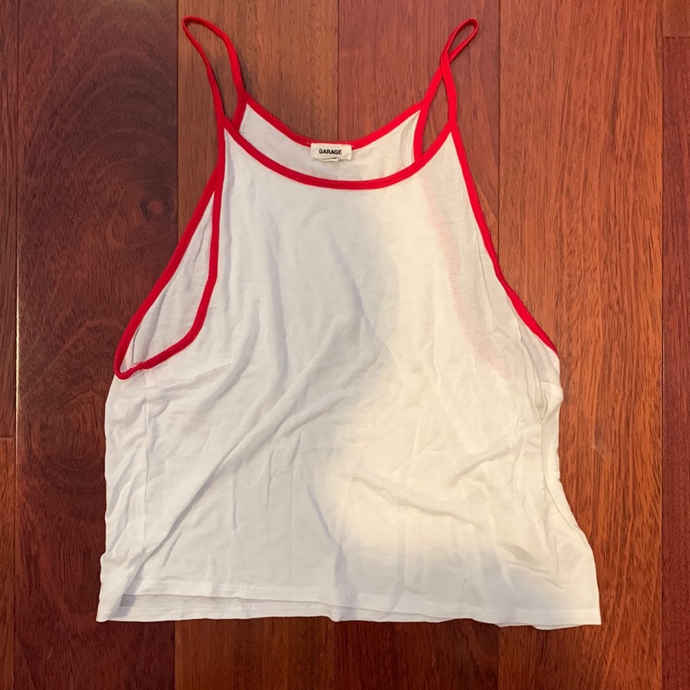 Garage white tank top!